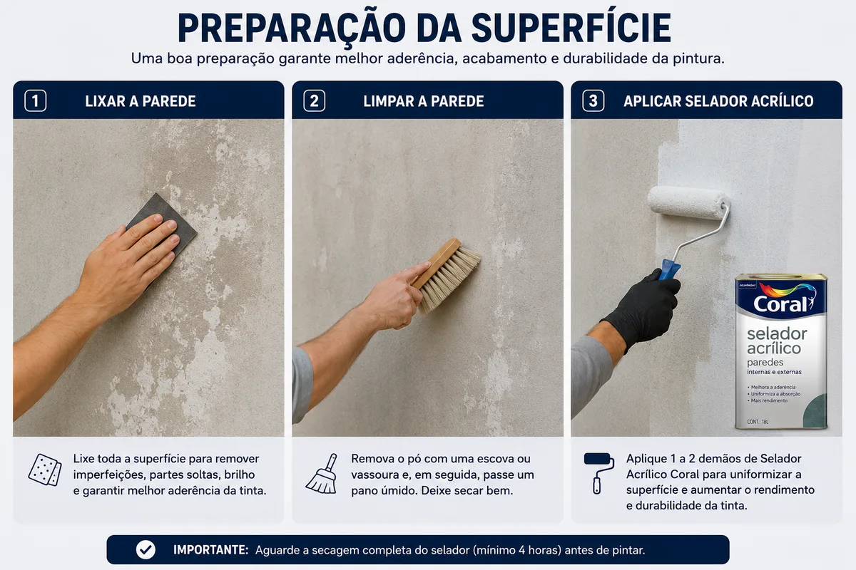 preparação de parede externa para pintura - como aplicar selador